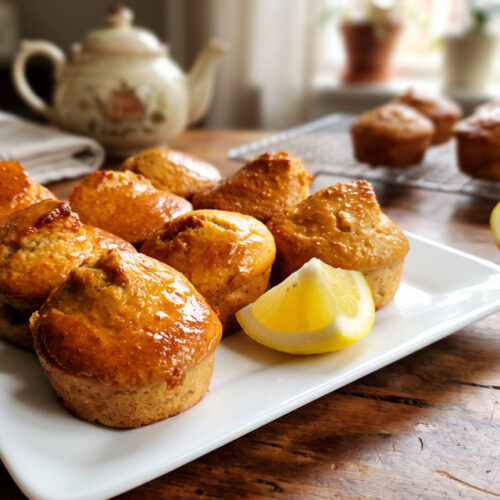Sticky Lemon Muffins